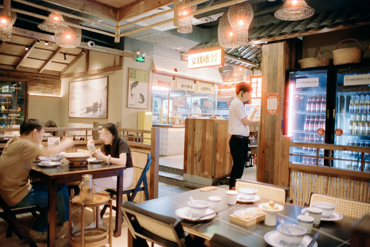 Bakers at work in the Nordlys Bakeri kitchen
