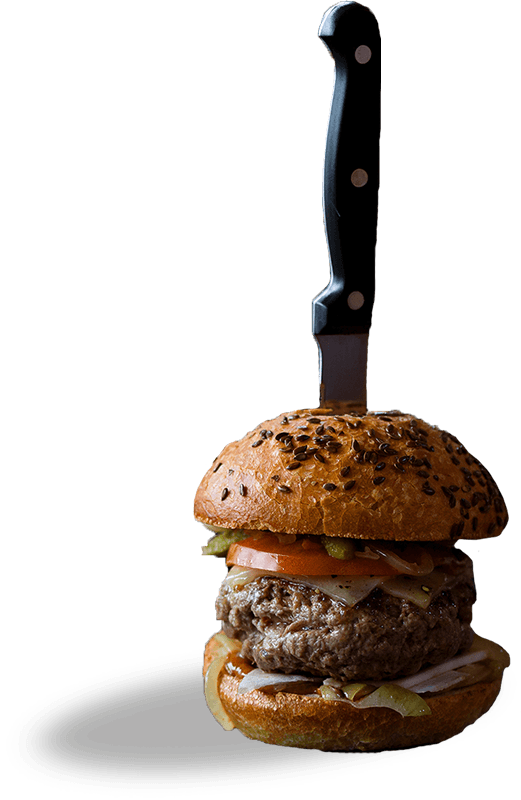 Signature stacked burger