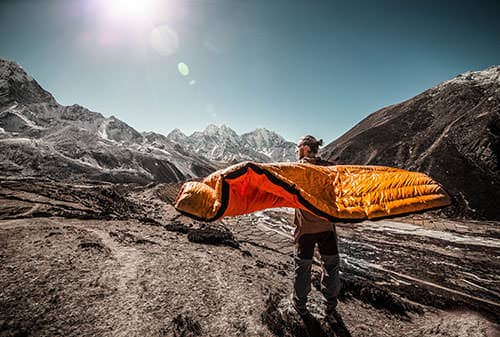 Packable ultralight travel blanket