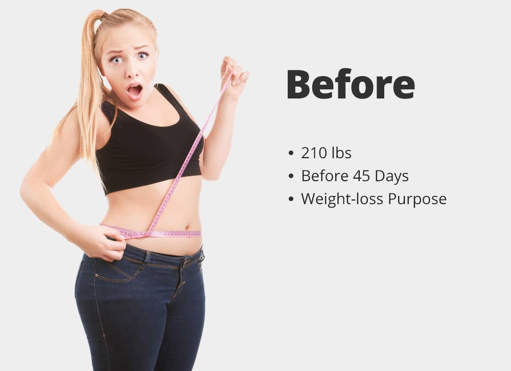 Before weight-loss transformation
