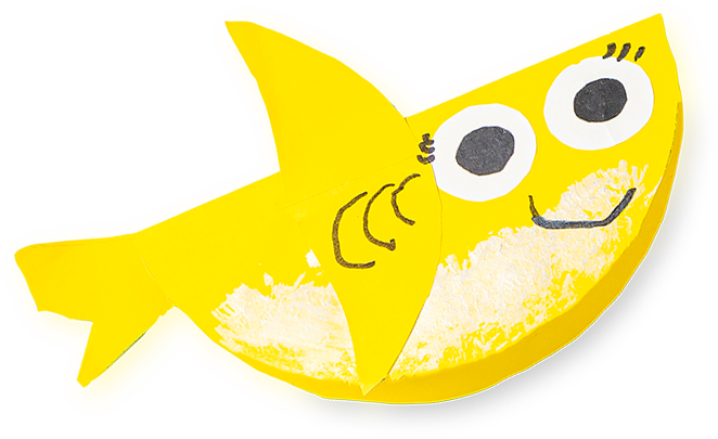Decorative swimming fish illustration