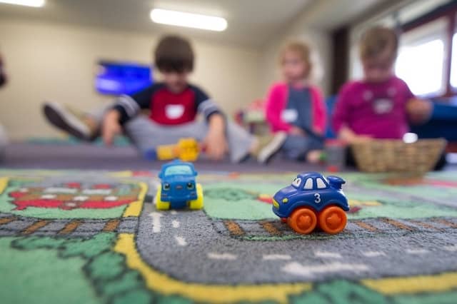 Developing fine motor skills with crafts