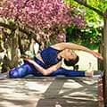 Sarvangasana with Abraham Pigeon