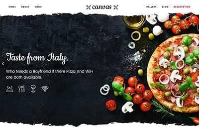 Restaurant demo preview