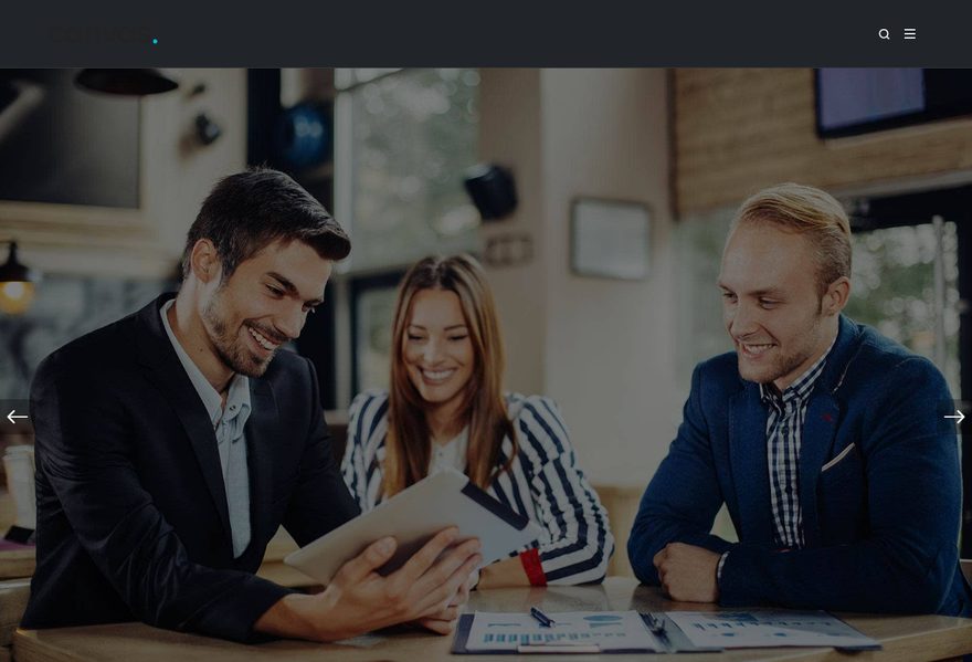 Business website example