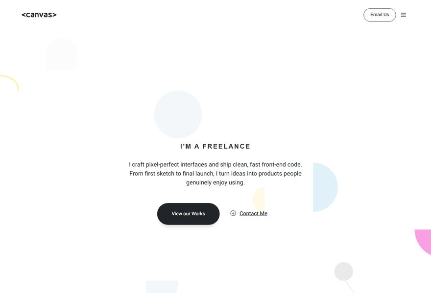 Freelancer website example