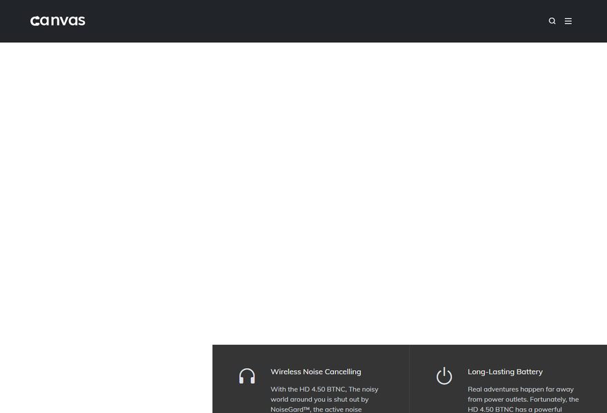 Headphones website example