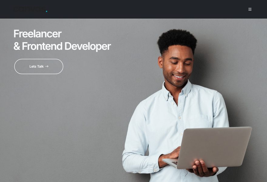 Personal website example