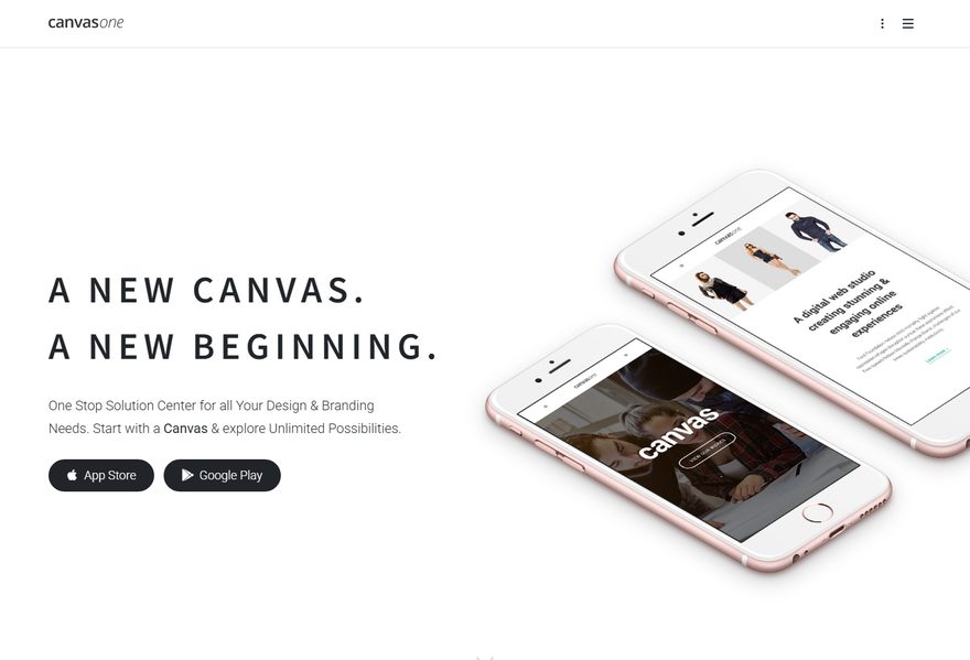 Landing Page website example