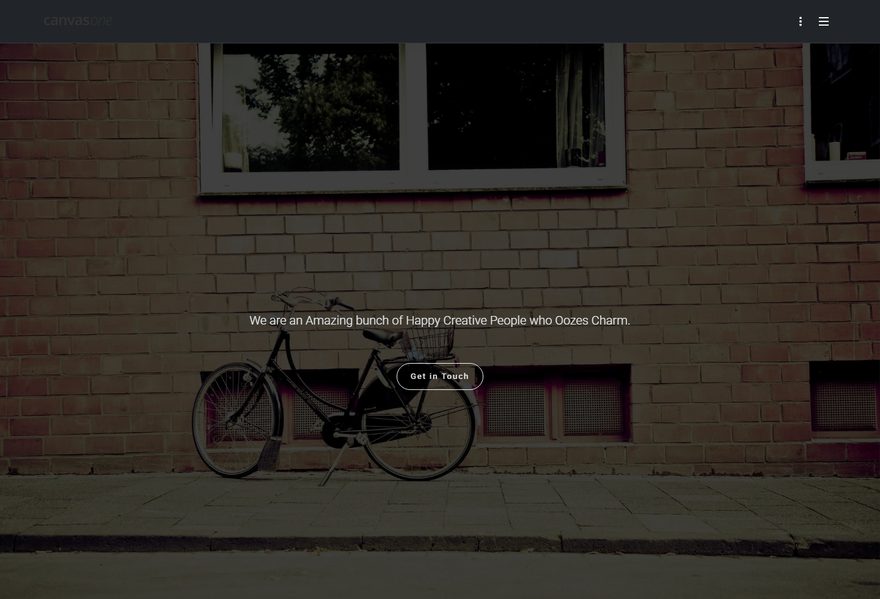 Text Rotator Image Dark website example